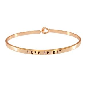 Landau “Free Spirit” Rose Goldtone Bangle NWOT